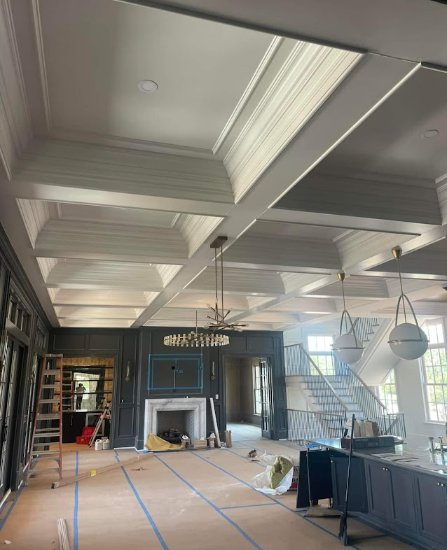 Clean lines and flawless finish on an interior painting project